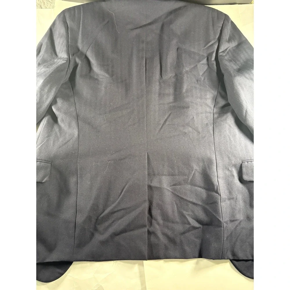 Tom James Blazer 46R Charcoal Pinstripe‎ Tailored in USA Executive Collection